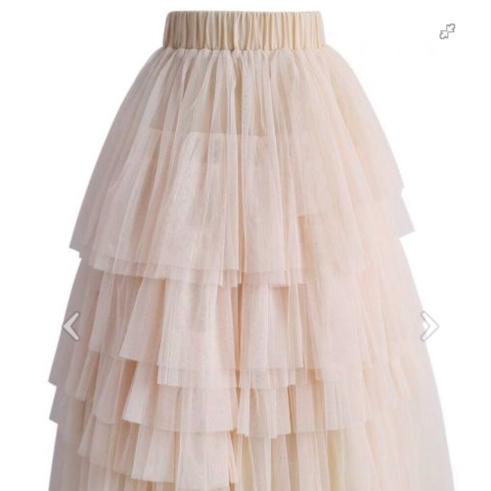 Chicwish Pink tulle skirt M/L